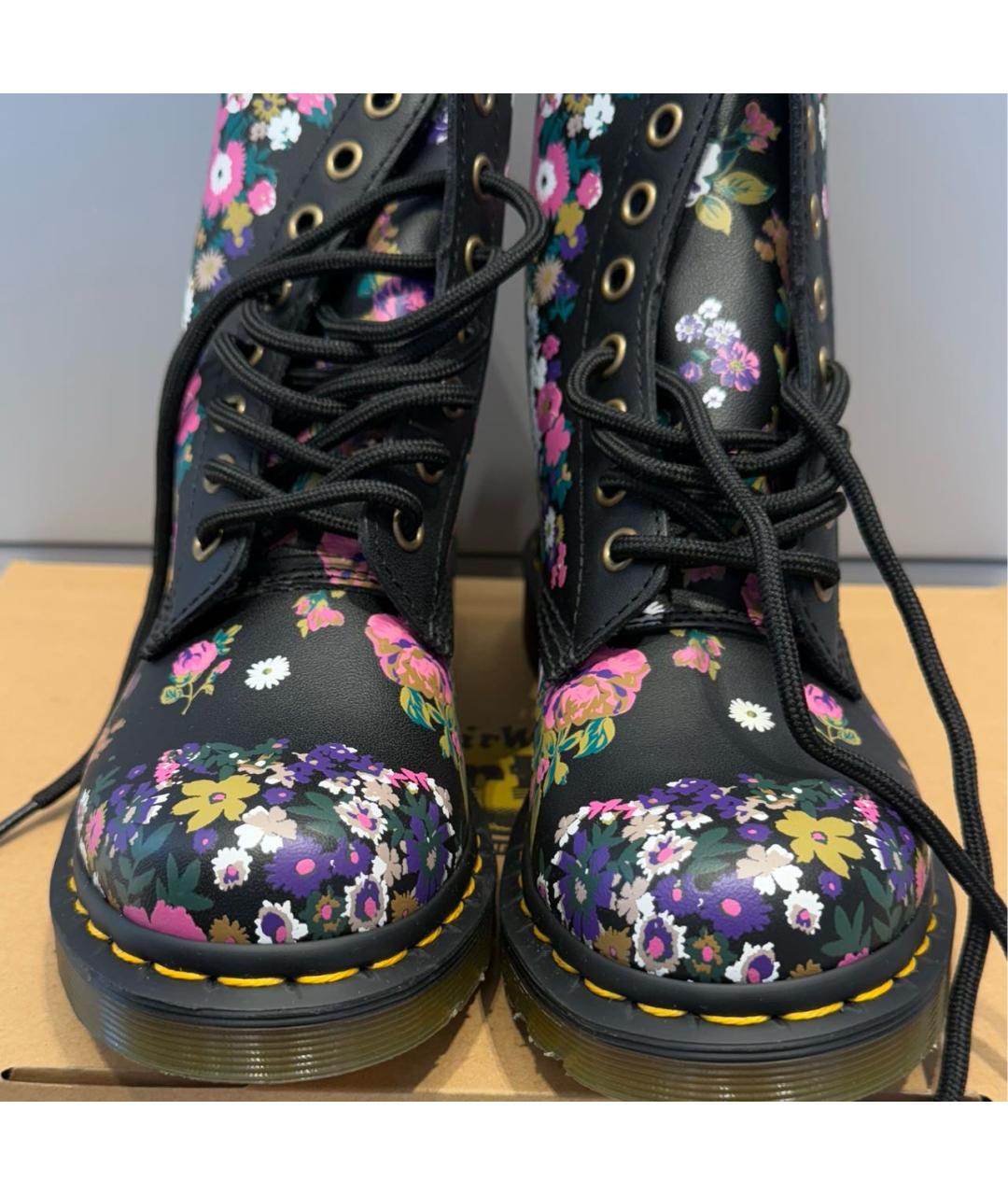 DR. MARTENS Мульти кожаные ботинки, фото 2