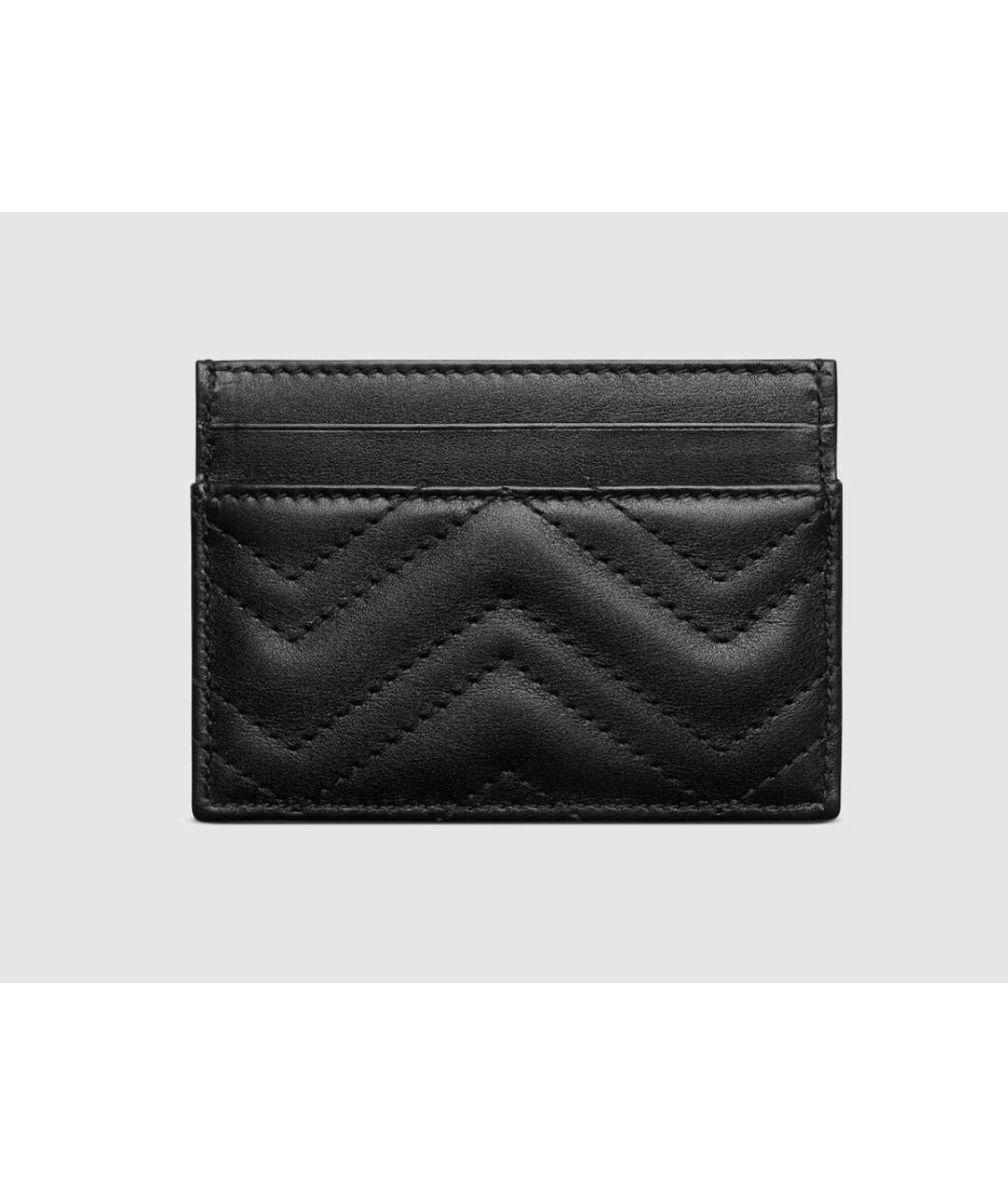 GUCCI Черный кожаный кардхолдер, фото 3
