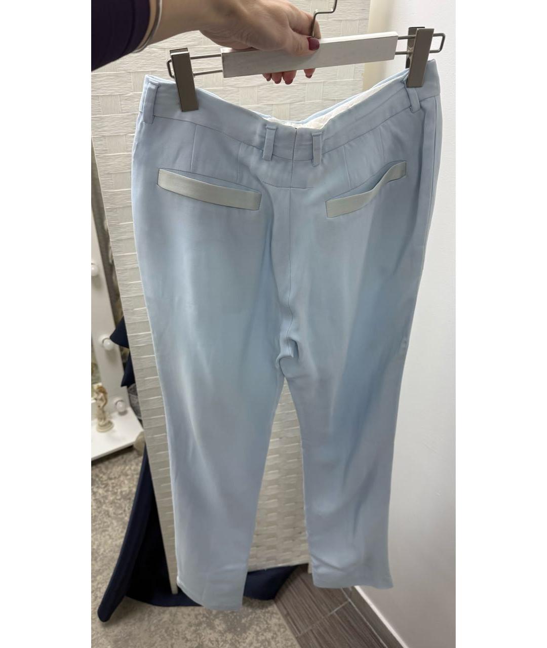 GIVENCHY Голубые прямые брюки, фото 2