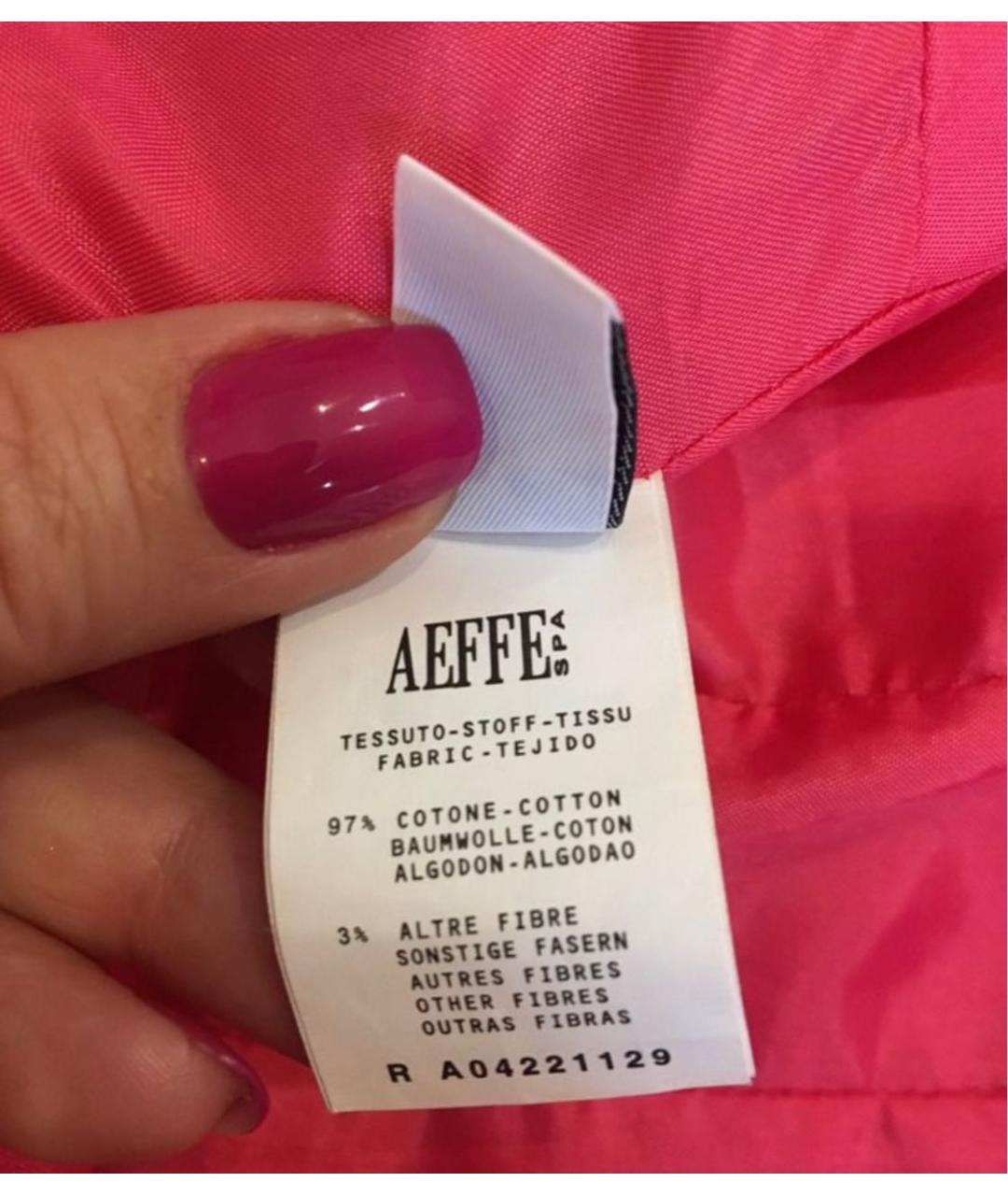 MOSCHINO Фуксия хлопковое коктейльное платье, фото 5