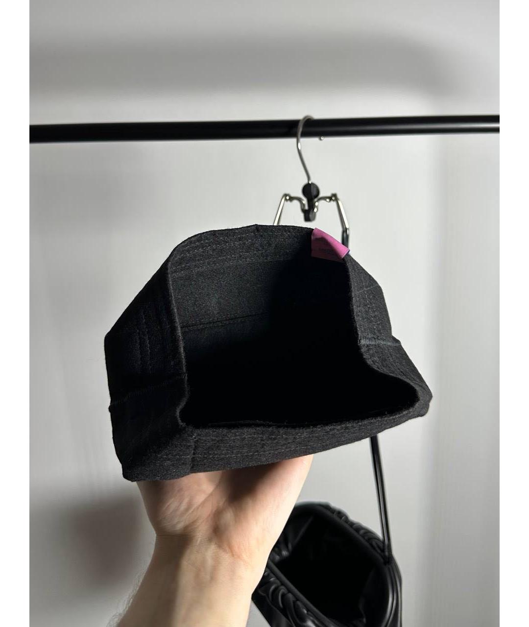 BOTTEGA VENETA Черная кожаная сумка через плечо, фото 8