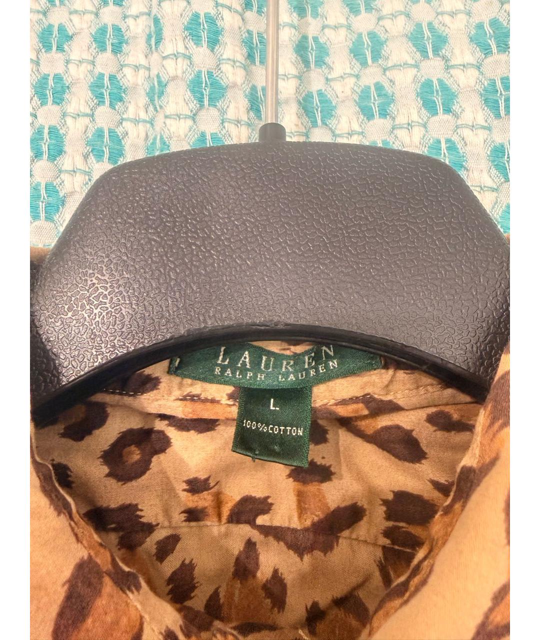 RALPH LAUREN Мульти хлопковая рубашка, фото 2