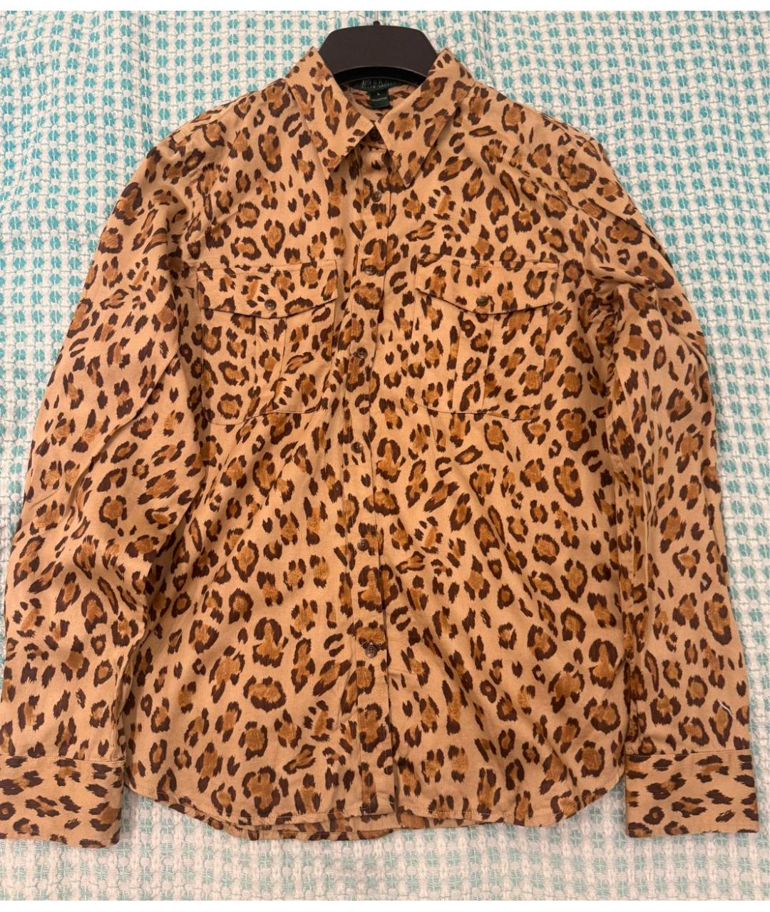 RALPH LAUREN Мульти хлопковая рубашка, фото 9