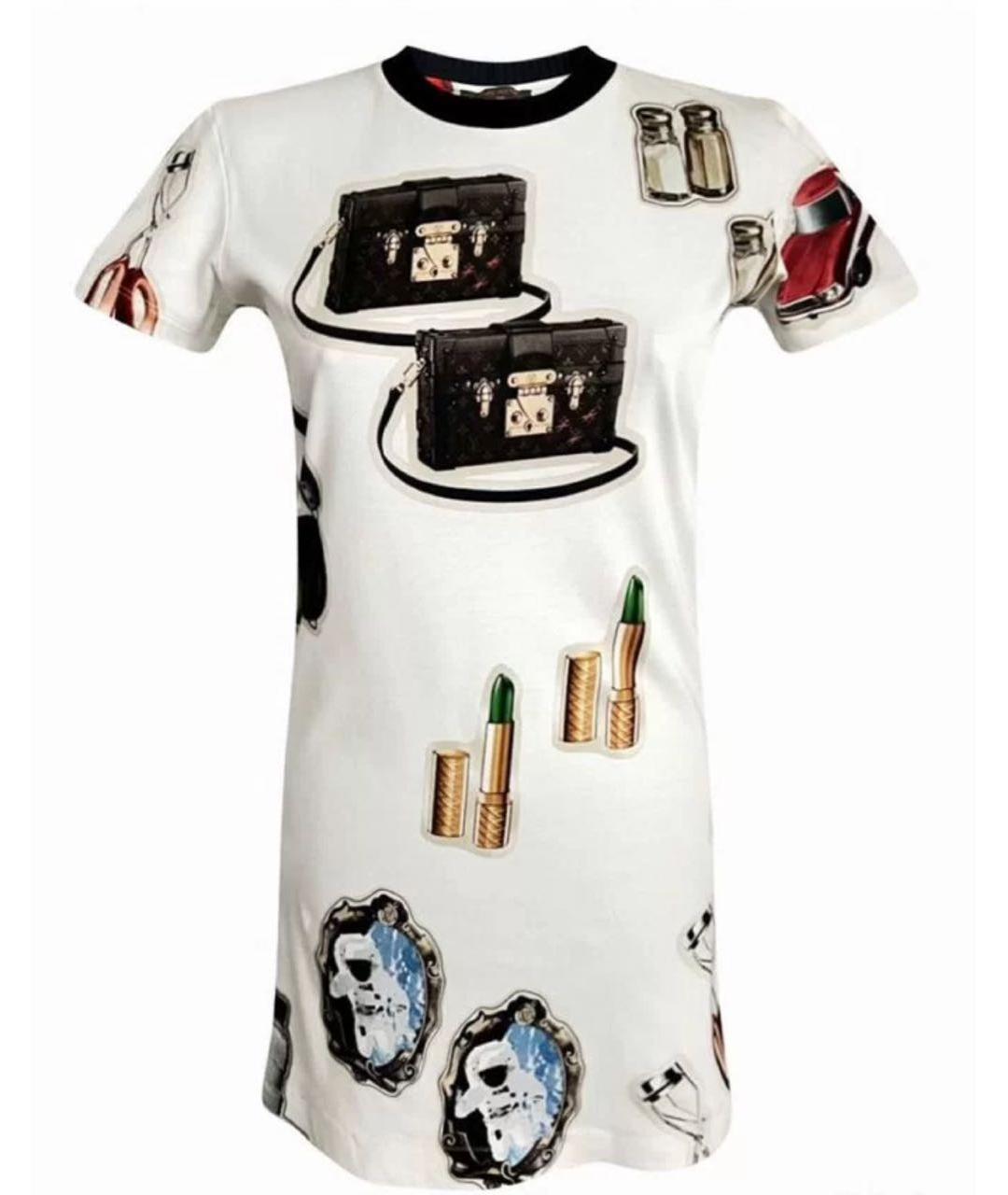 LOUIS VUITTON Белое повседневное платье, фото 1