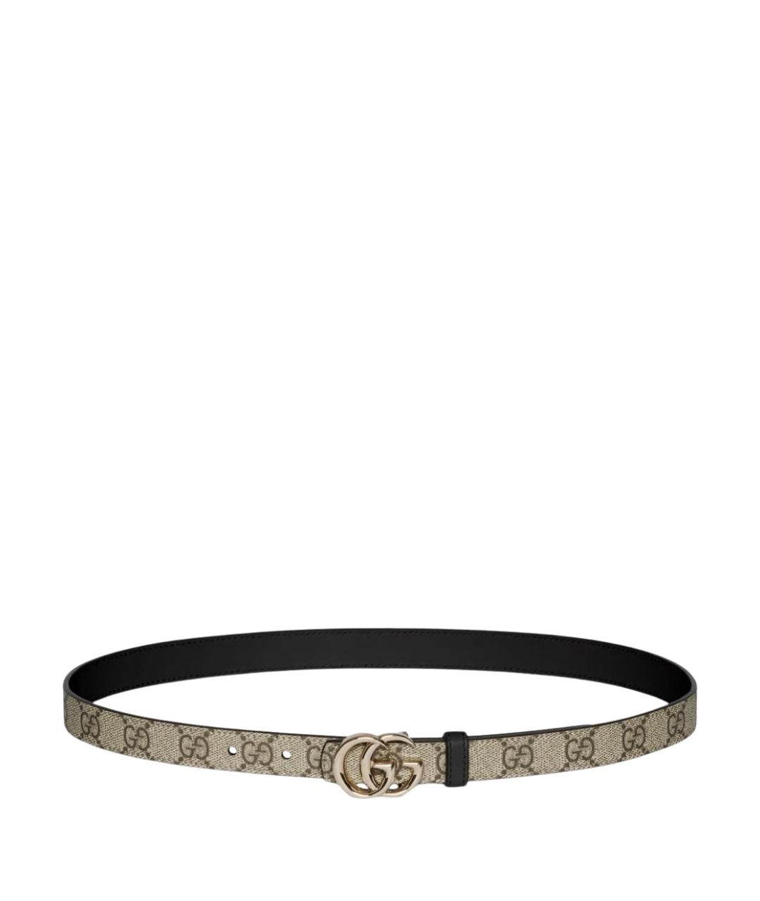 GUCCI Бежевый ремень, фото 1