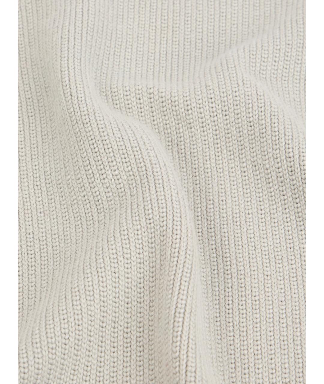 STONE ISLAND Серый хлопковый джемпер / свитер, фото 5