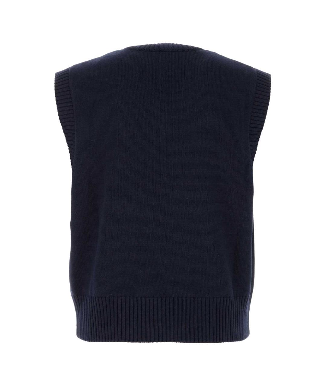 Ami Paris Синяя шерстяная жилетка, фото 2