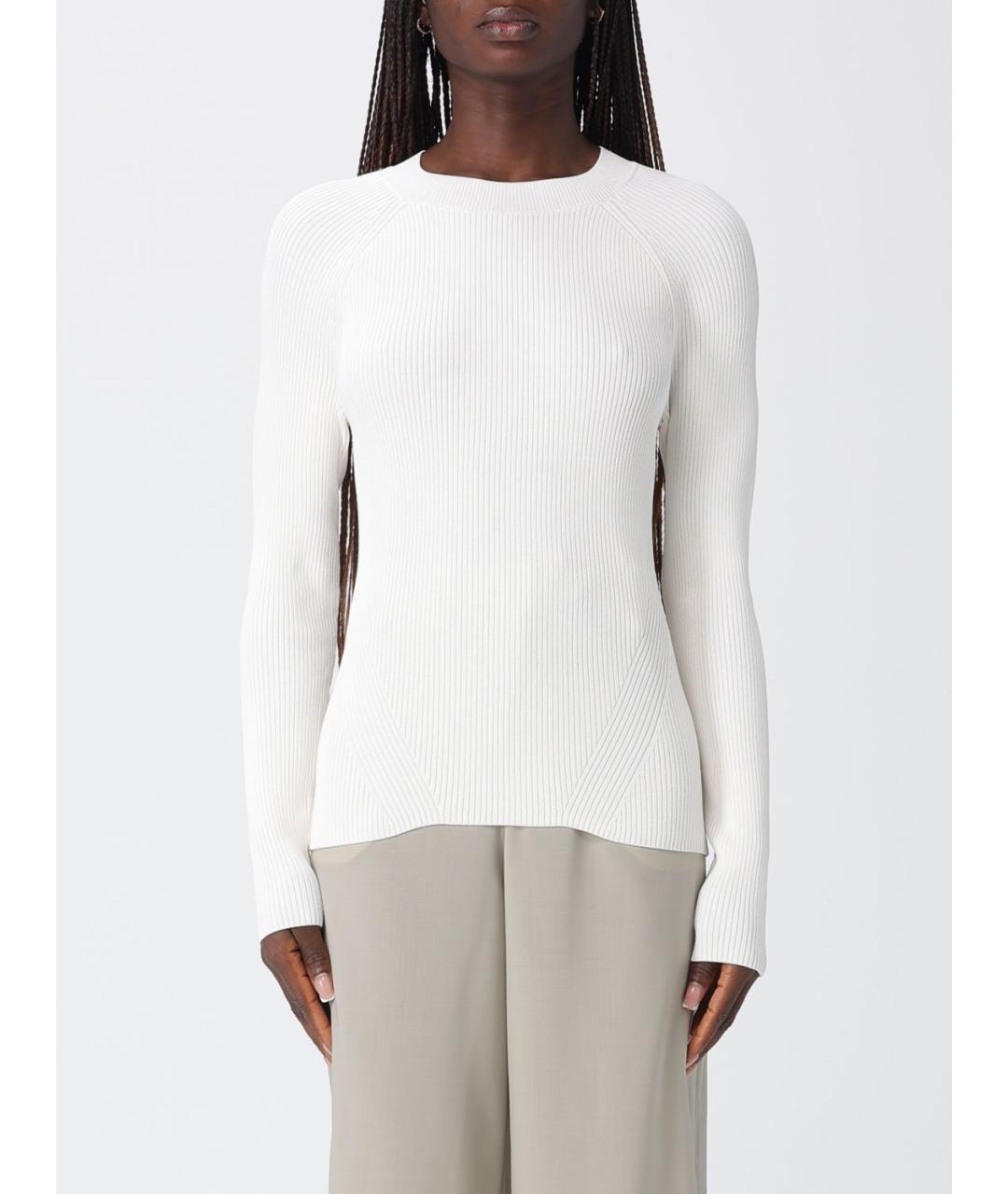 ARMANI EXCHANGE Белый вискозный джемпер / свитер, фото 4