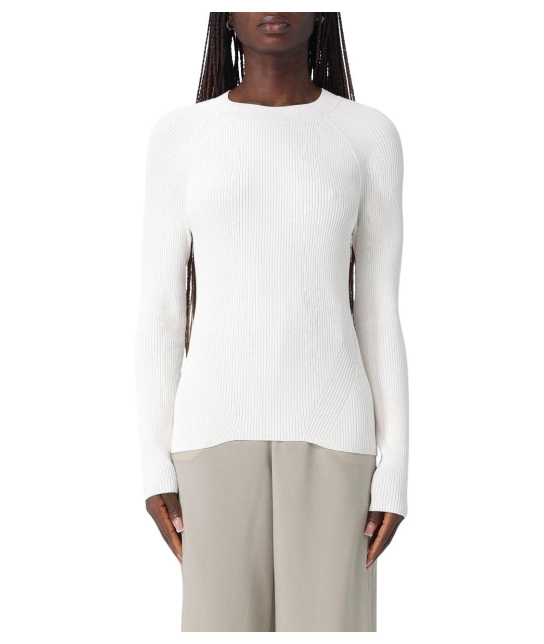 ARMANI EXCHANGE Белый вискозный джемпер / свитер, фото 1