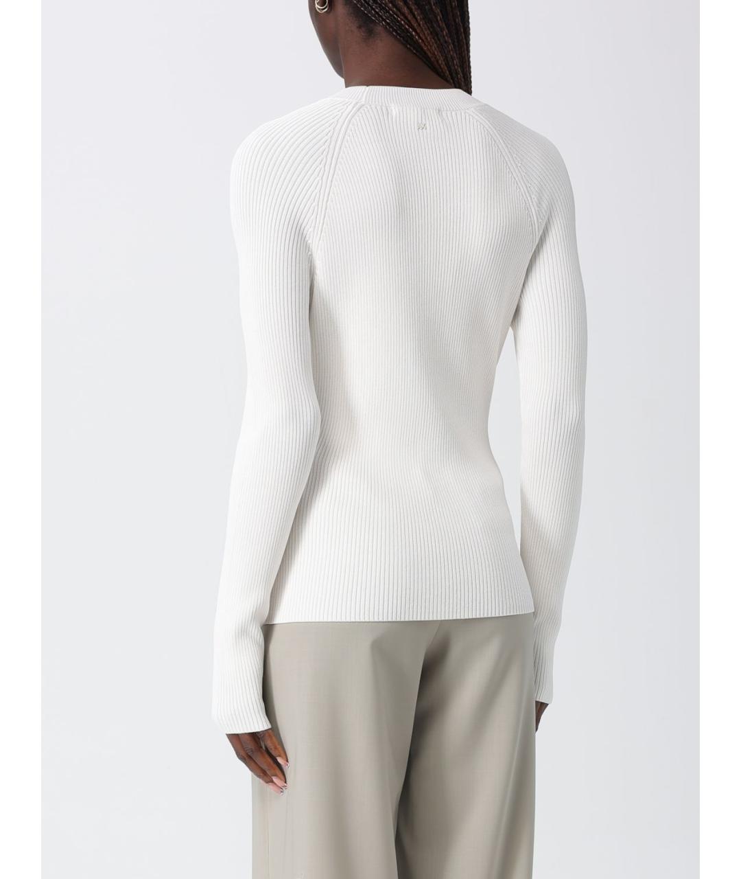 ARMANI EXCHANGE Белый вискозный джемпер / свитер, фото 2