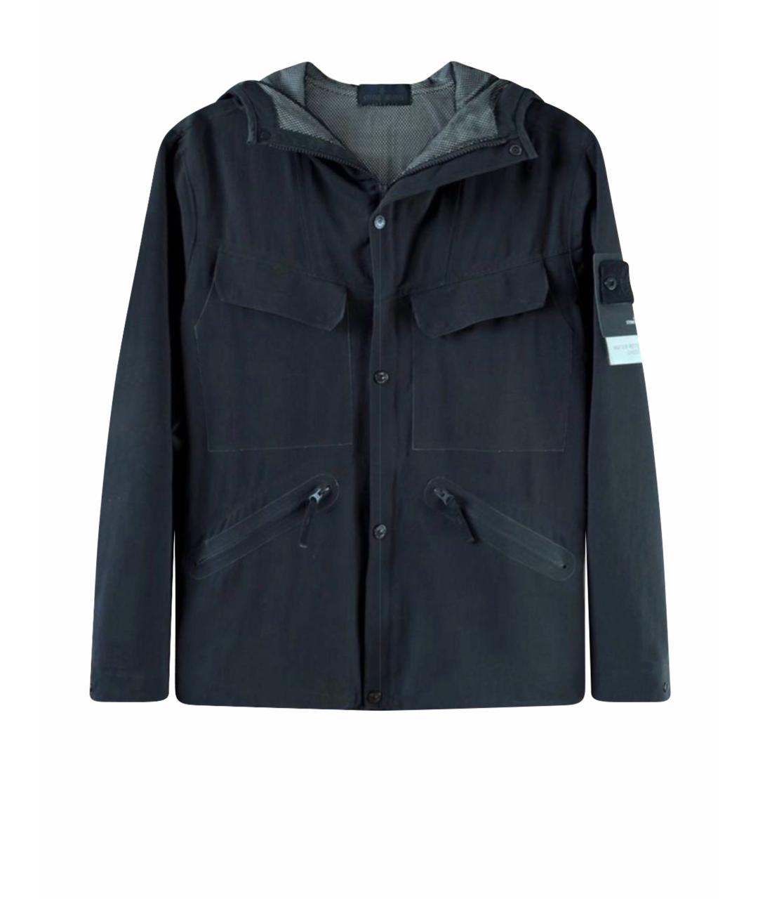 STONE ISLAND Черная шерстяная куртка, фото 1