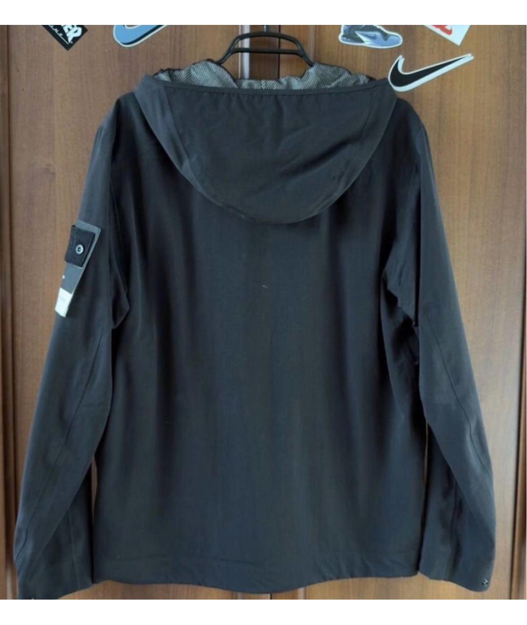 STONE ISLAND Черная шерстяная куртка, фото 2