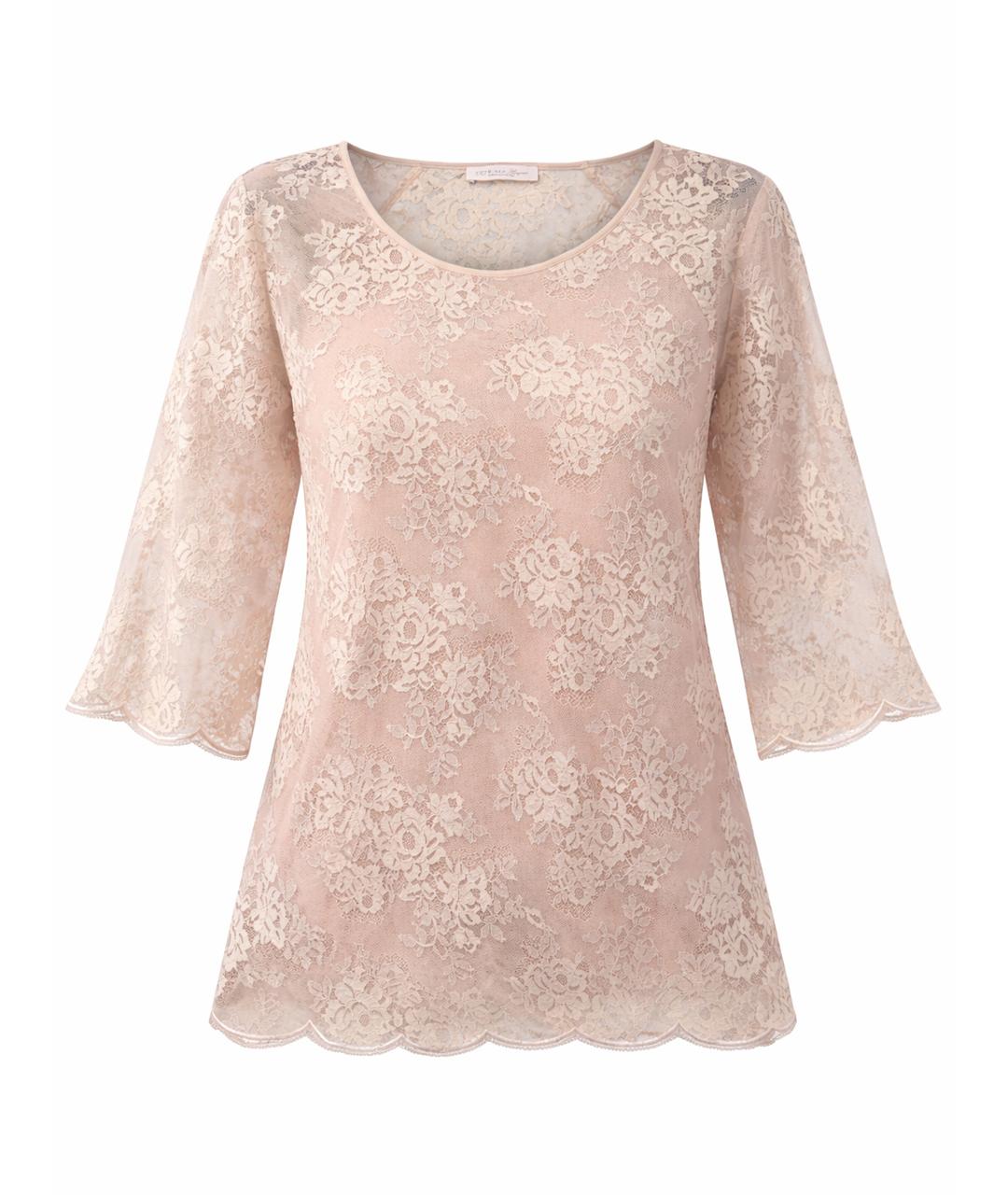 TWIN-SET Бежевая полиамидовая блузы, фото 1