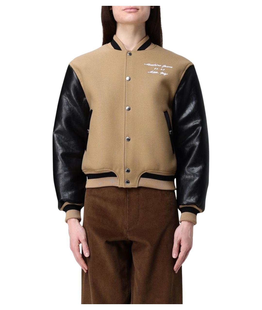 MOSCHINO JEANS Бежевая шерстяная куртка, фото 1