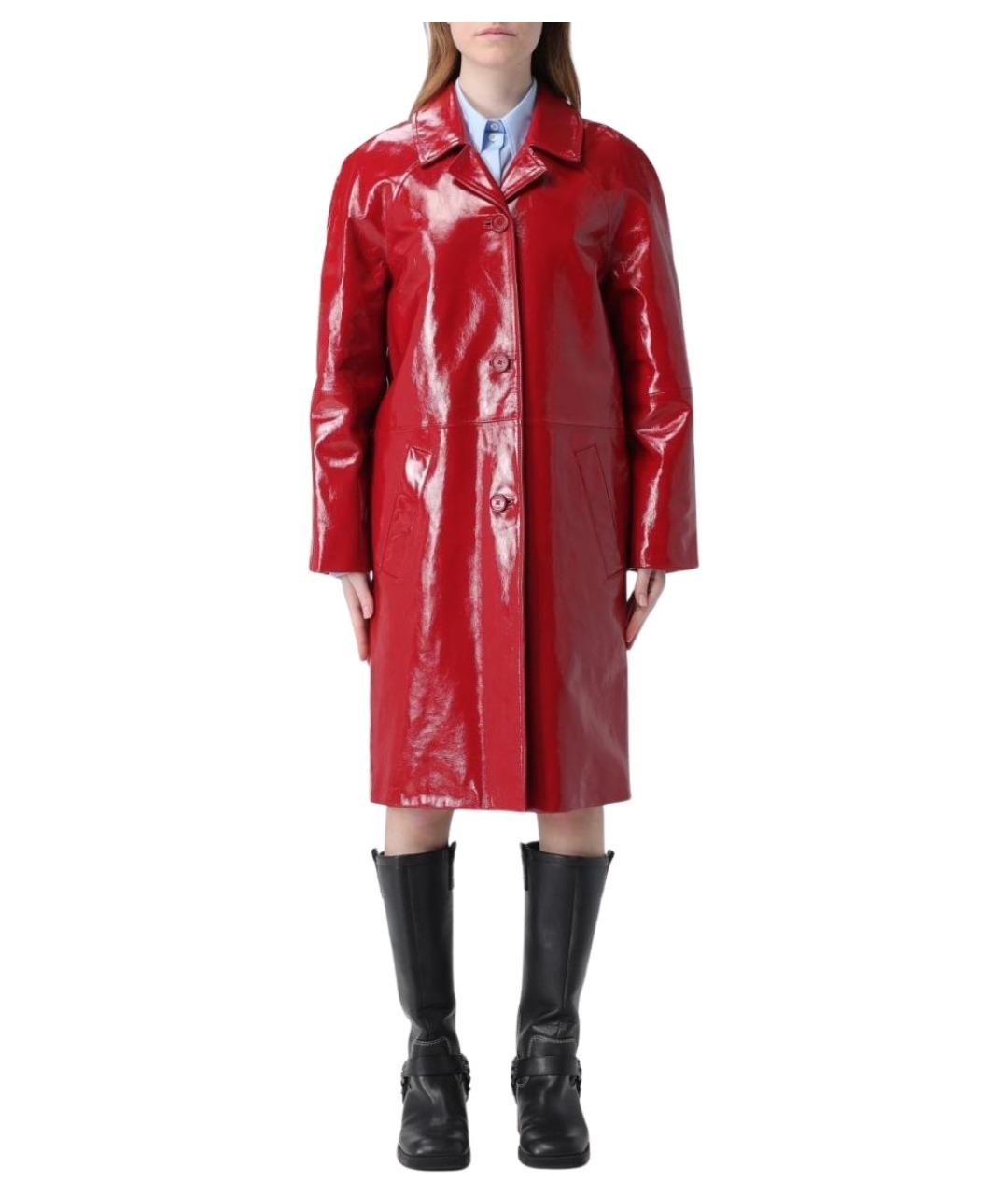 MOSCHINO JEANS Красное пальто, фото 1