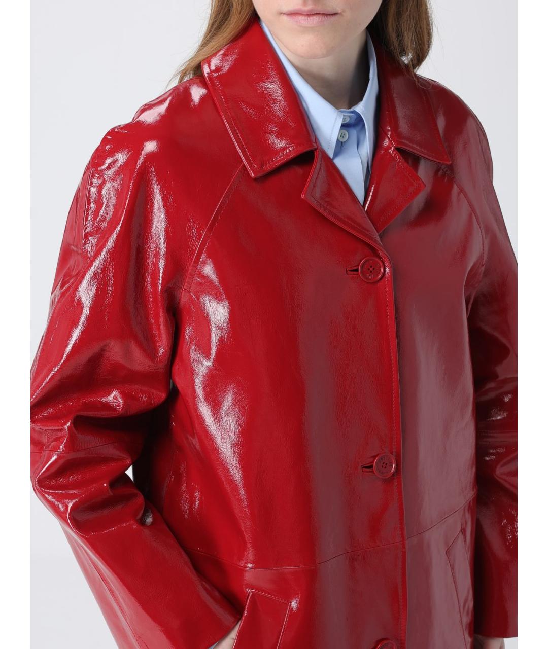 MOSCHINO JEANS Красное пальто, фото 4