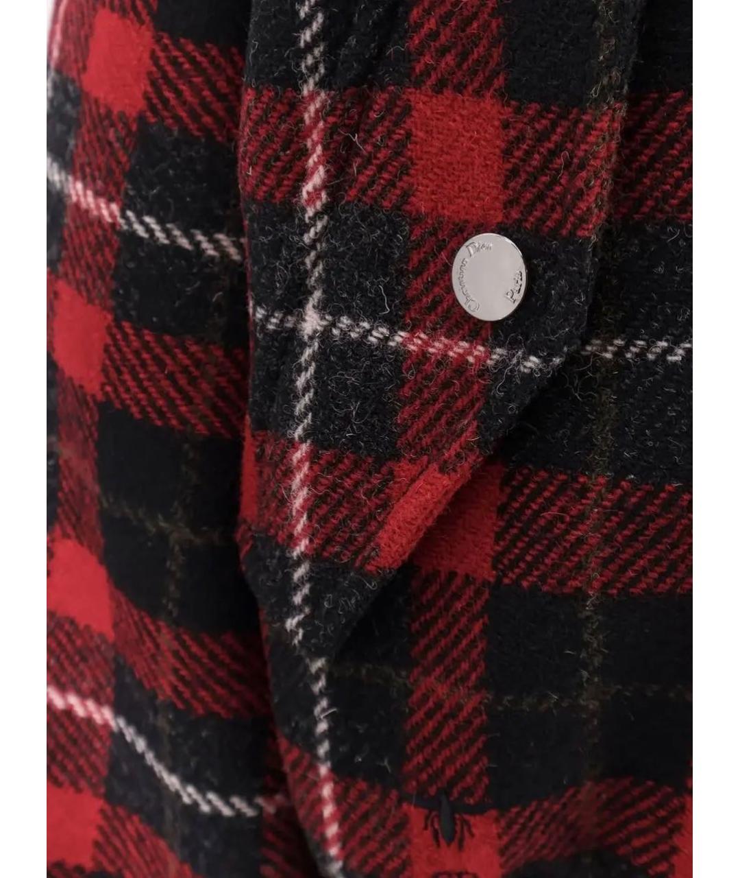 CHRISTIAN DIOR Красный шерстяной костюм с брюками, фото 7