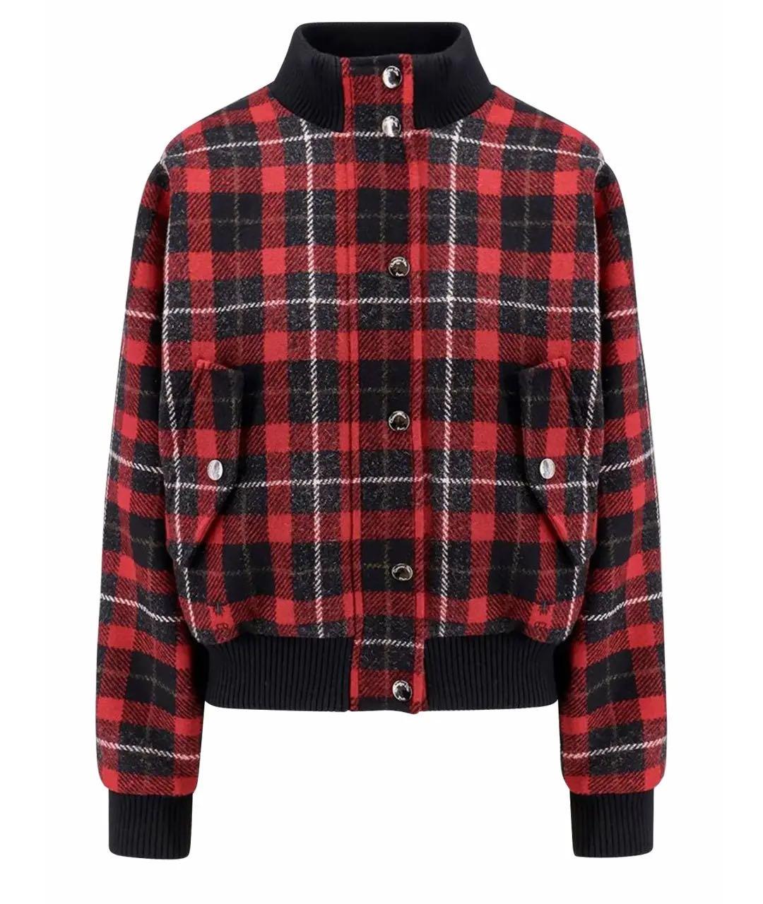 CHRISTIAN DIOR Красный шерстяной костюм с брюками, фото 2