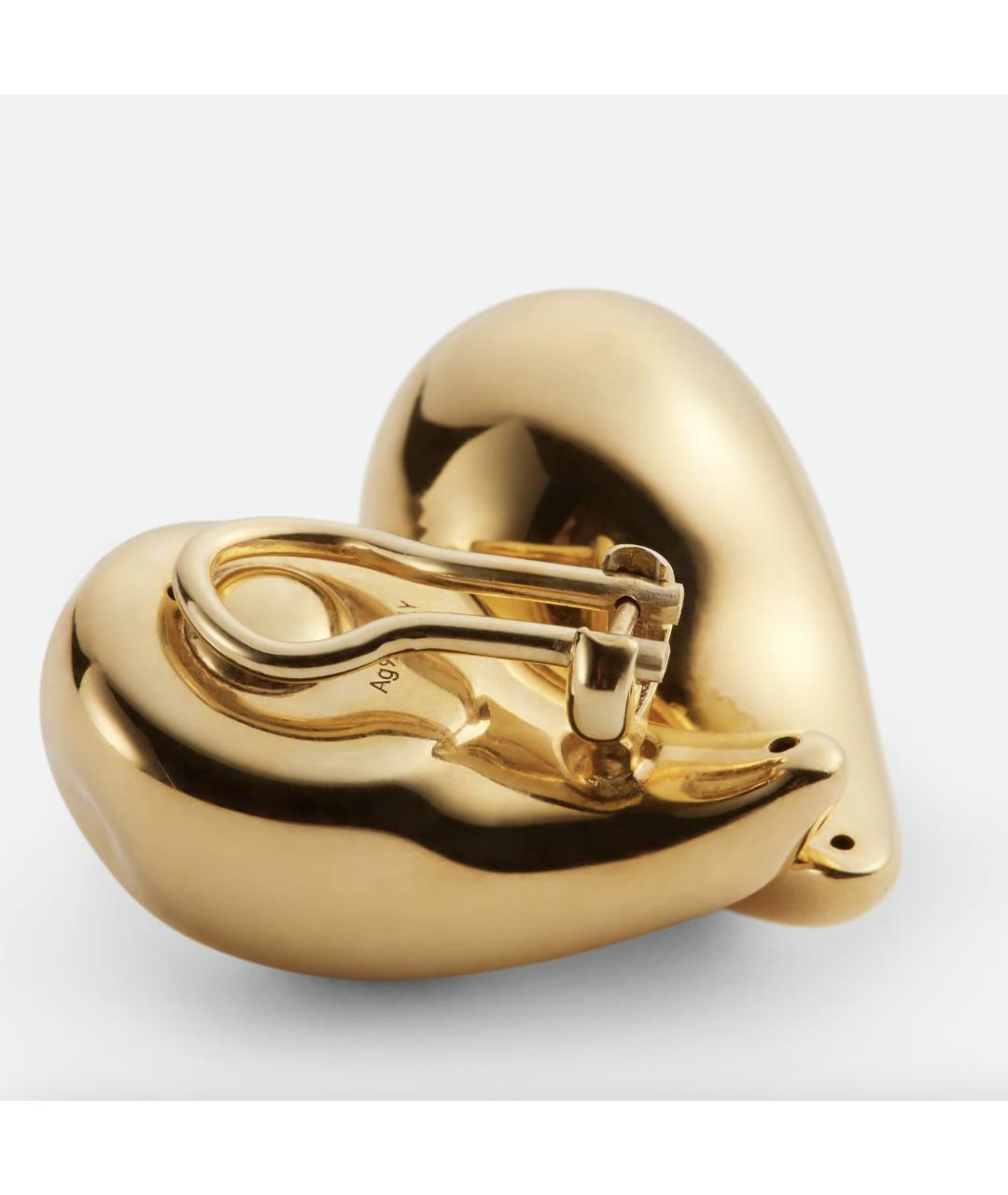 BOTTEGA VENETA Золотые серебряные серьги, фото 4