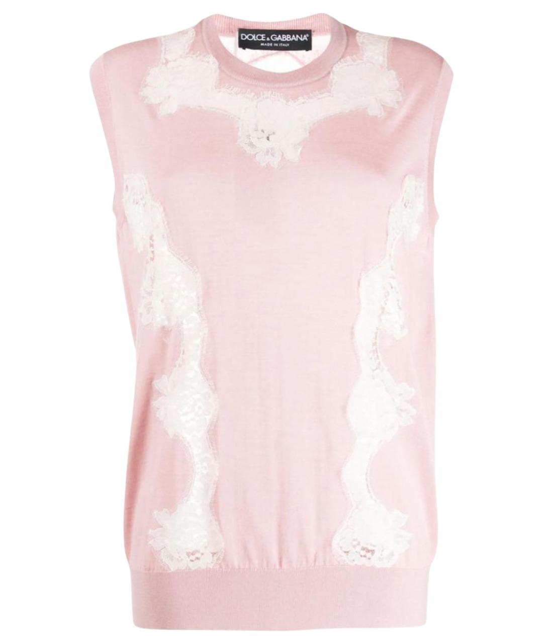 DOLCE&GABBANA Розовая жилетка, фото 1