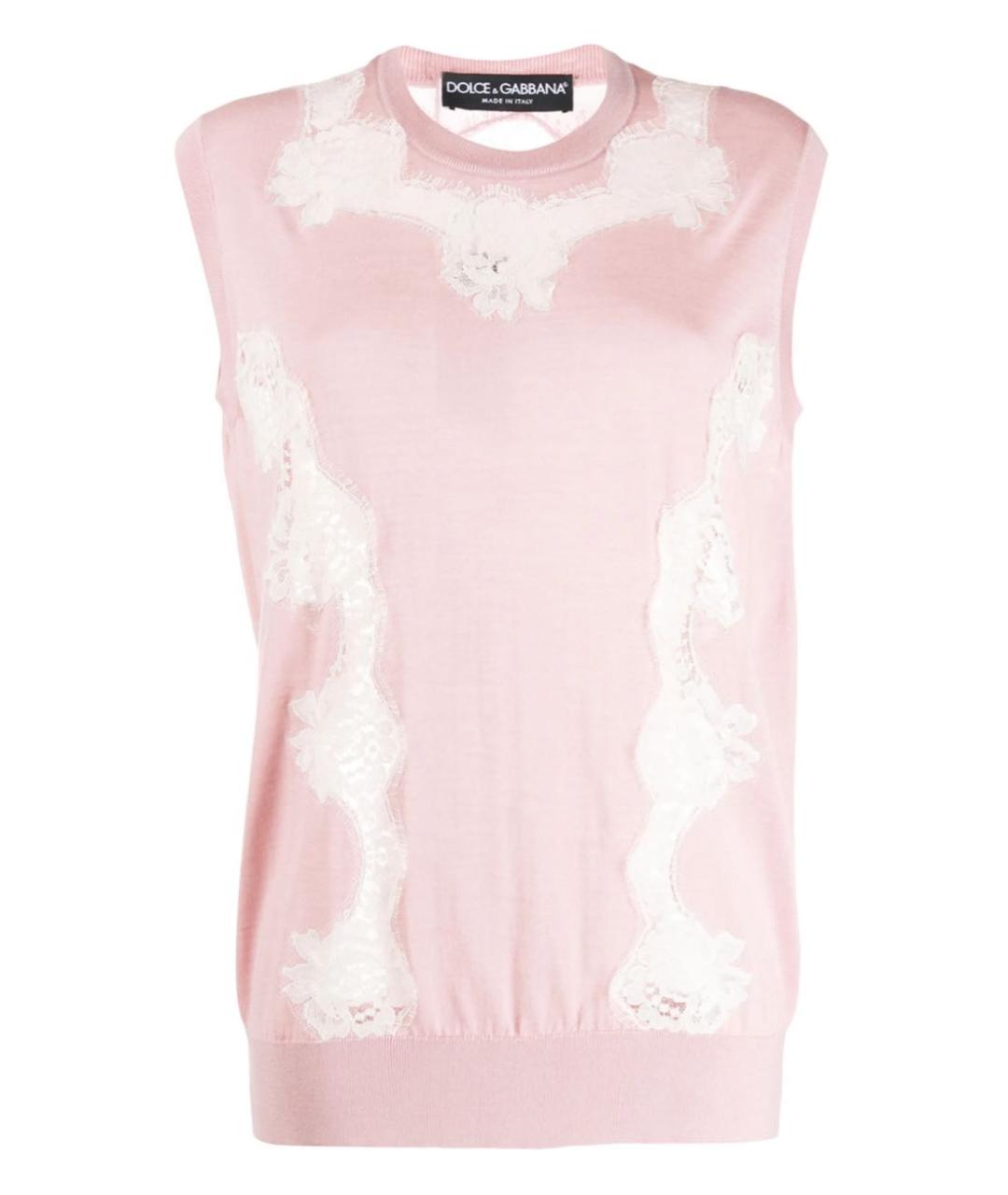 DOLCE&GABBANA Розовая жилетка, фото 7