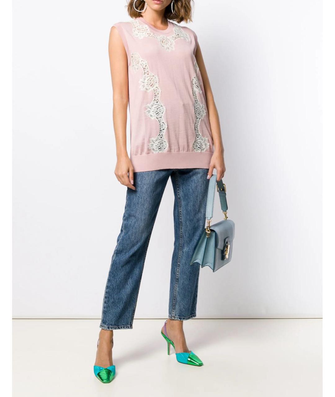 DOLCE&GABBANA Розовая жилетка, фото 2