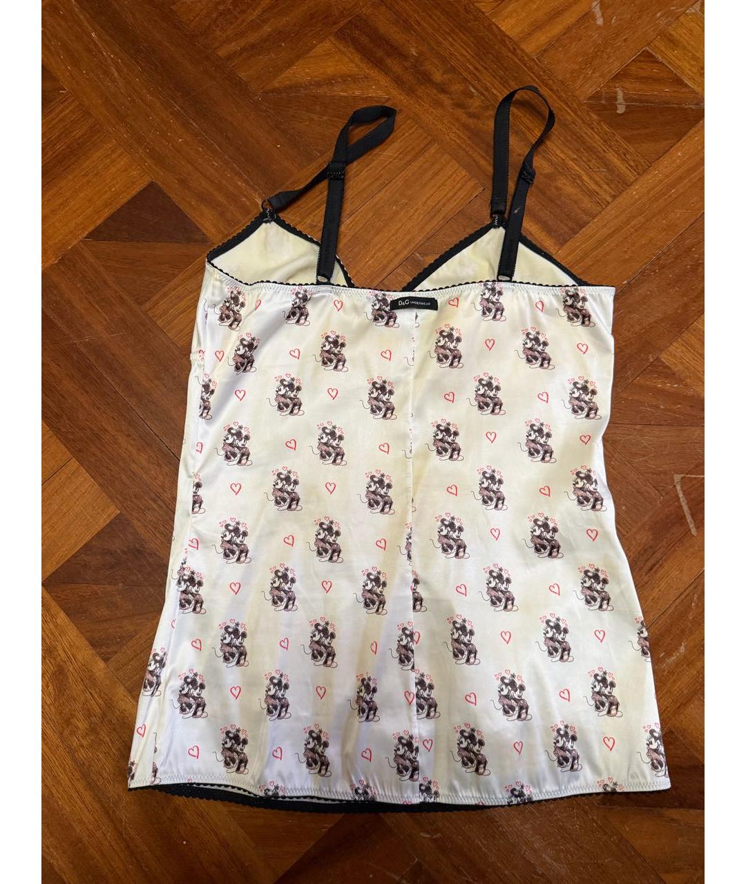 DOLCE&GABBANA Белая пижамы и сорочки, фото 2