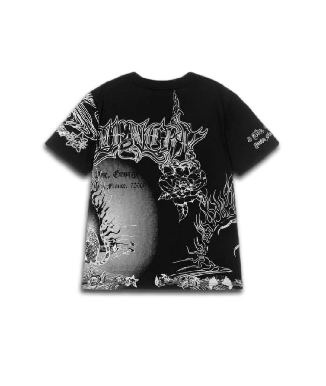 GIVENCHY Черная хлопковая детская футболка, фото 2