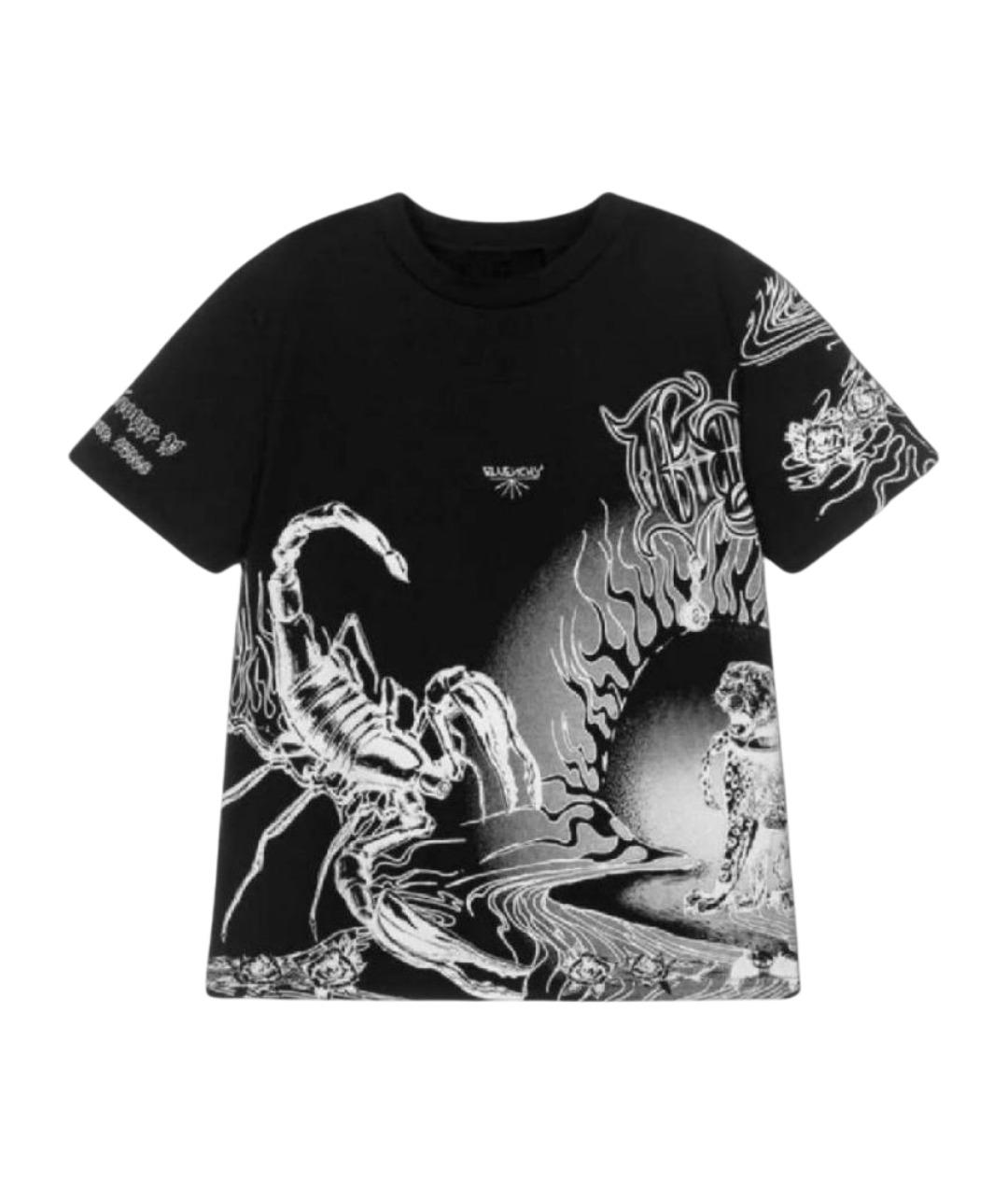 GIVENCHY Черная хлопковая детская футболка, фото 1