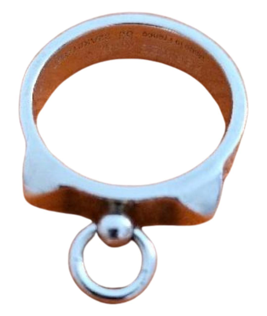 HERMES Серебряное серебряное кольцо, фото 1