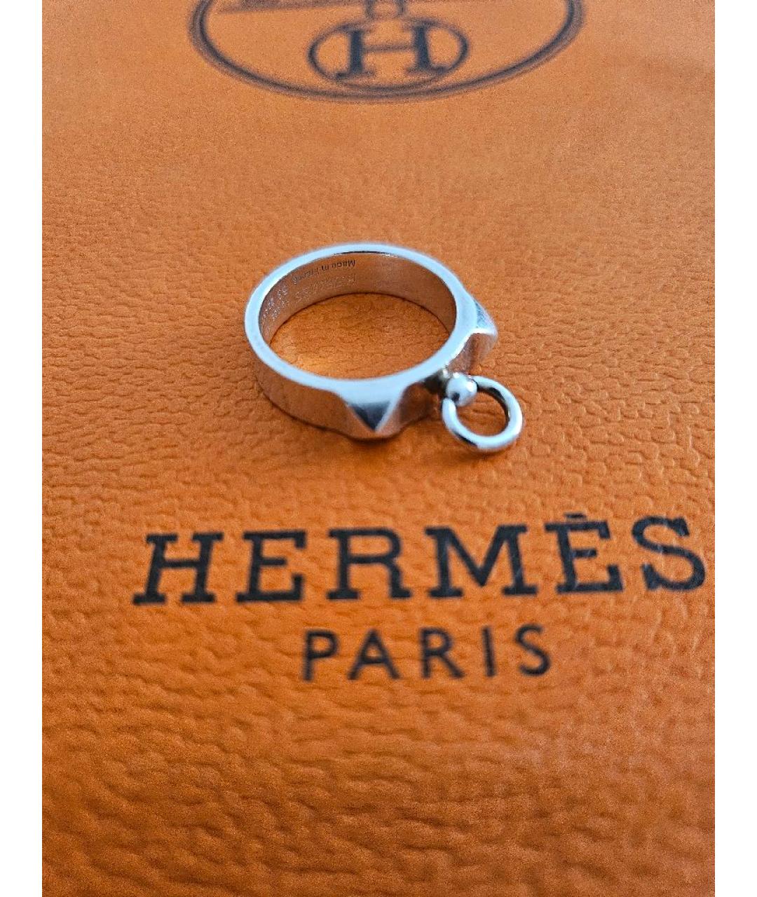 HERMES Серебряное серебряное кольцо, фото 2