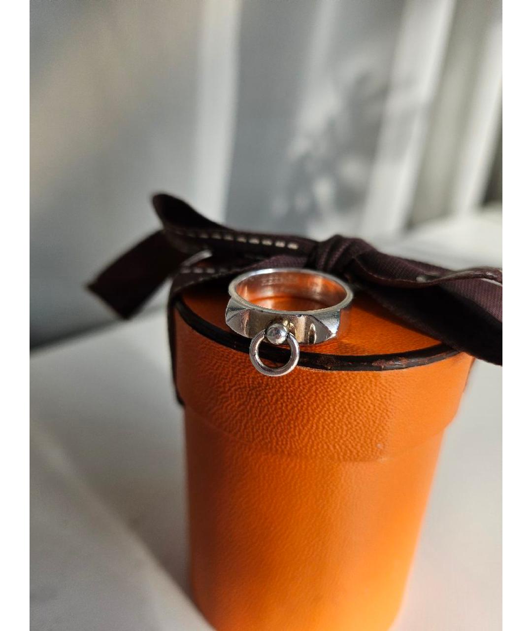 HERMES Серебряное серебряное кольцо, фото 4