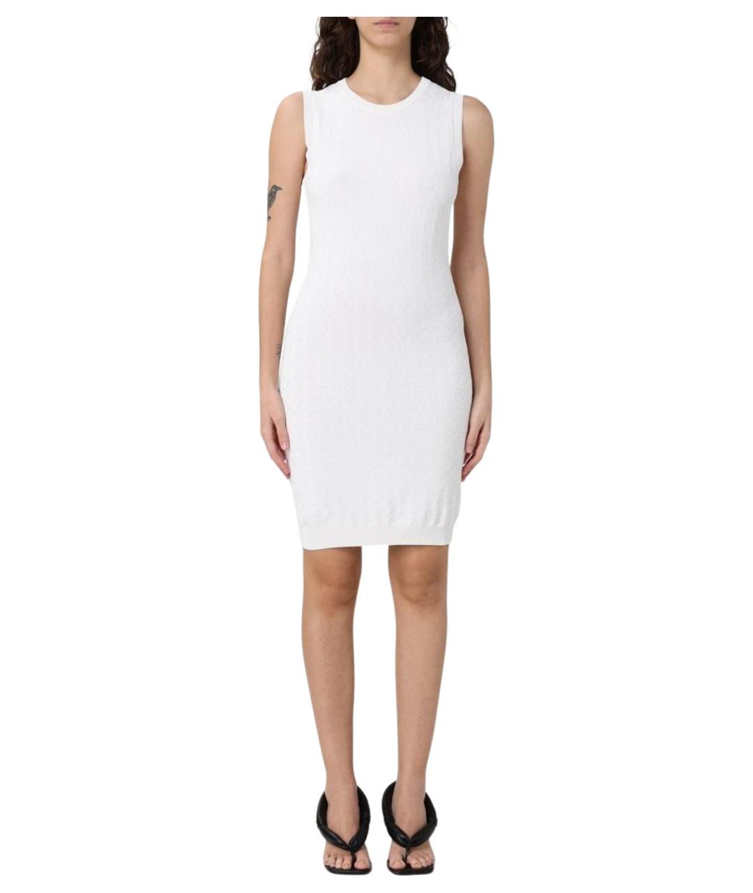 ARMANI EXCHANGE Белое полиамидовое повседневное платье, фото 1