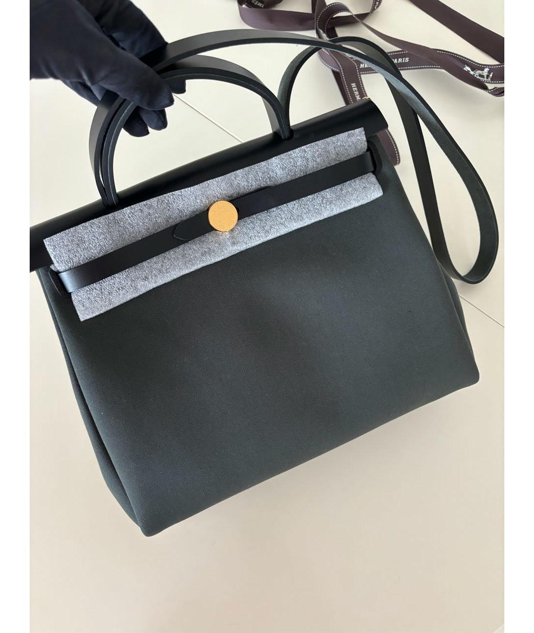 HERMES Хаки сумка через плечо, фото 2