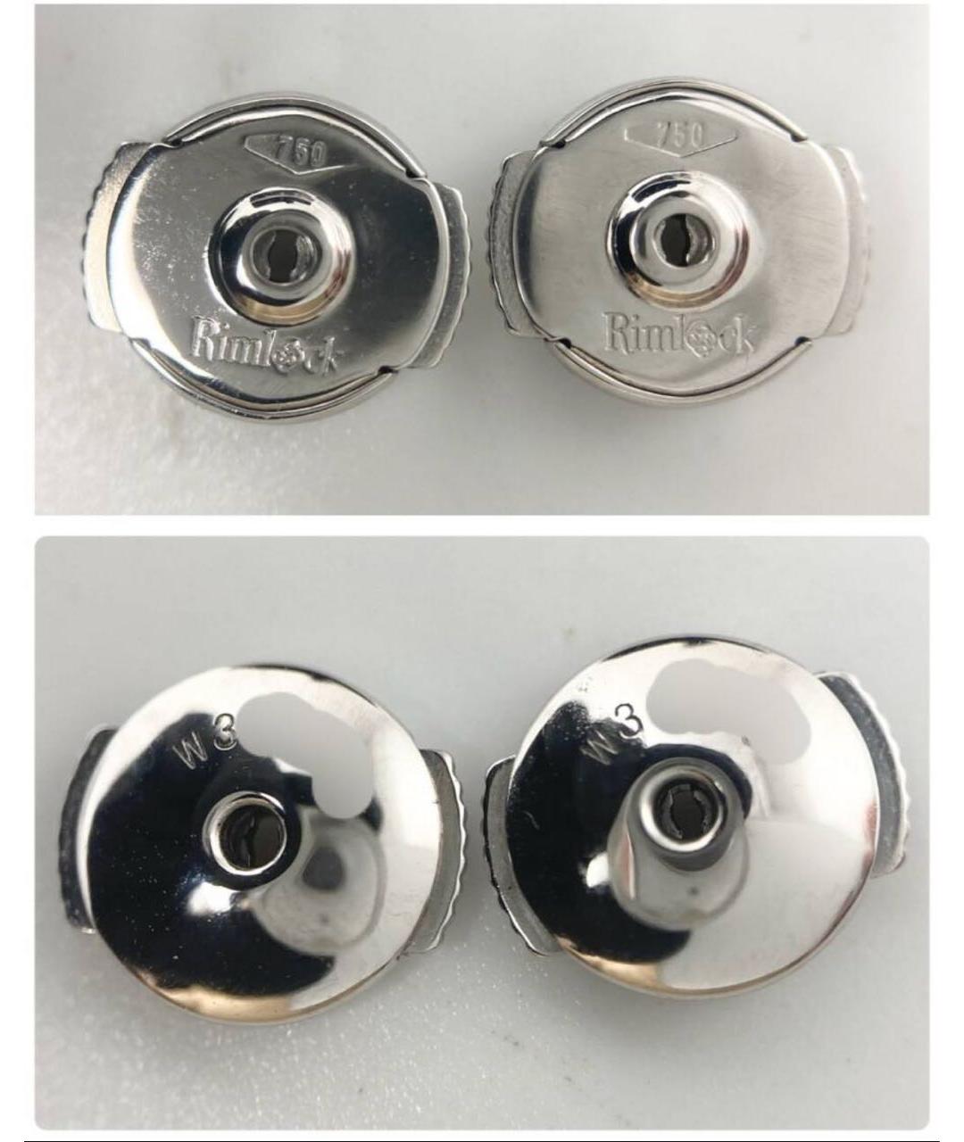 CHANEL Серебряные серьги из белого золота, фото 7