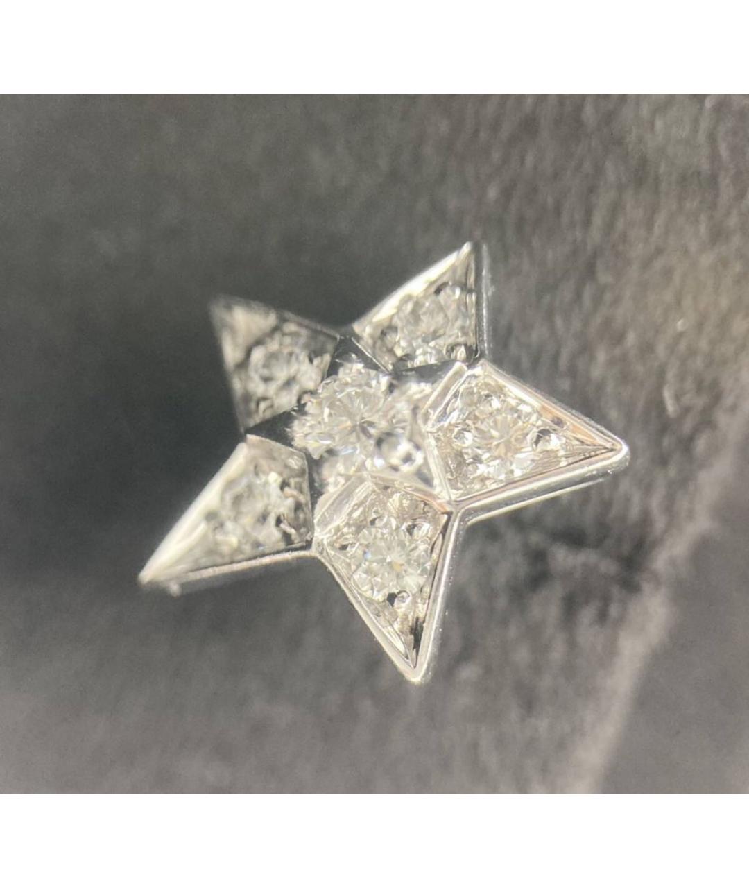 CHANEL Серебряные серьги из белого золота, фото 3