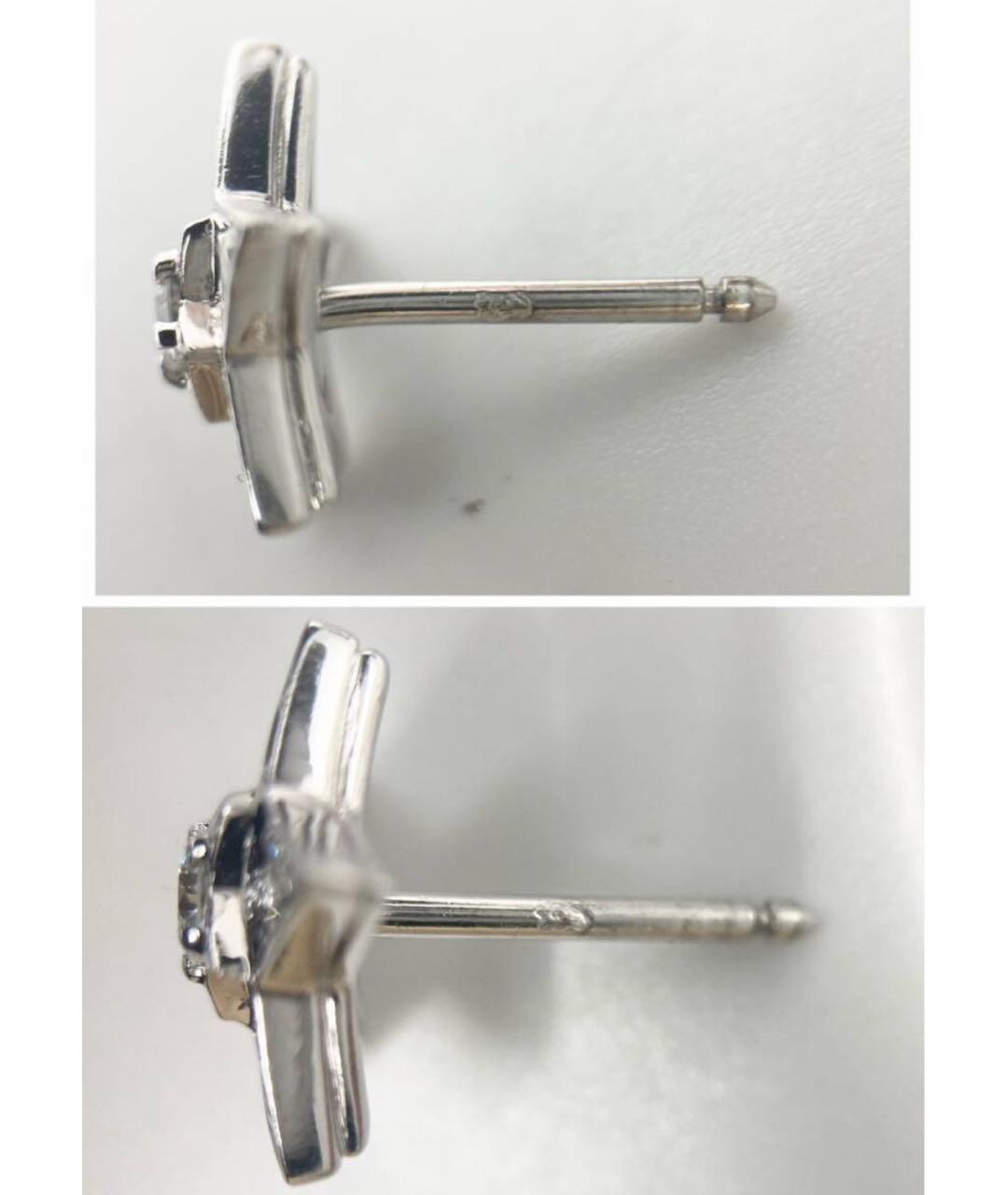 CHANEL Серебряные серьги из белого золота, фото 5