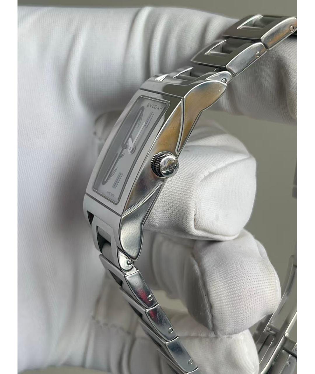 BVLGARI Серебряные металлические часы, фото 4