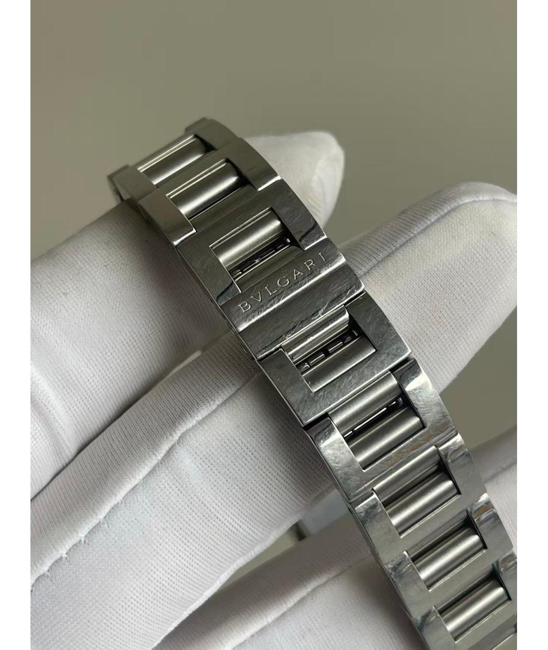 BVLGARI Серебряные металлические часы, фото 6