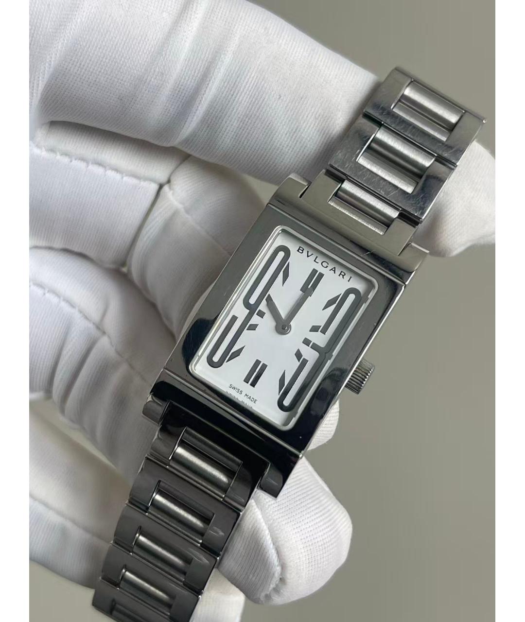 BVLGARI Серебряные металлические часы, фото 3