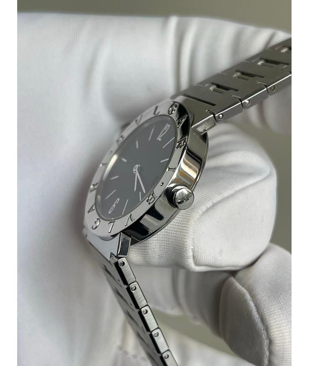 BVLGARI Серебряные металлические часы, фото 4