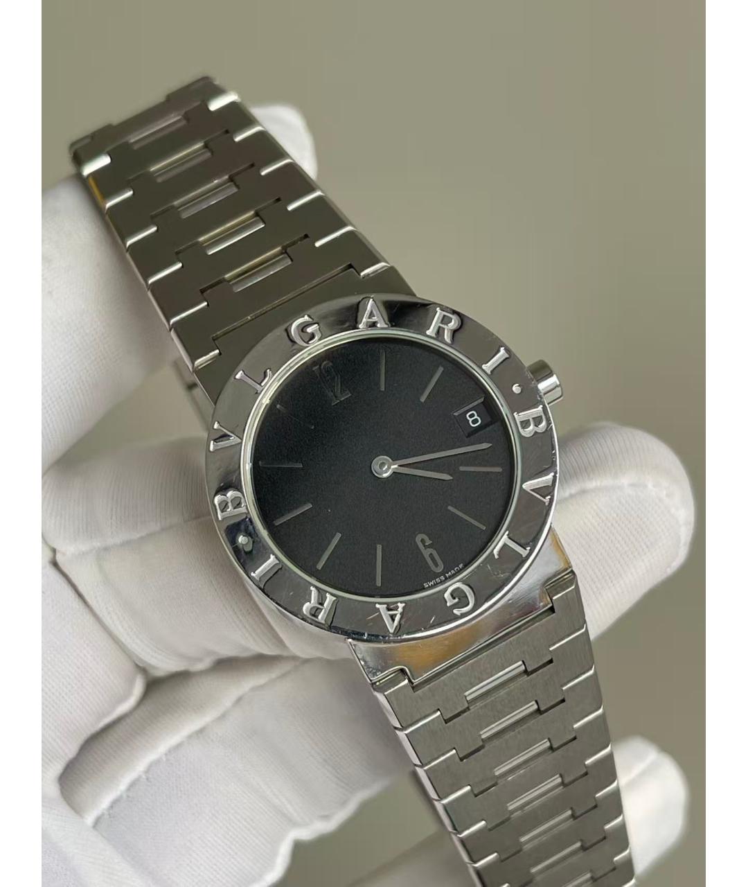 BVLGARI Серебряные металлические часы, фото 3