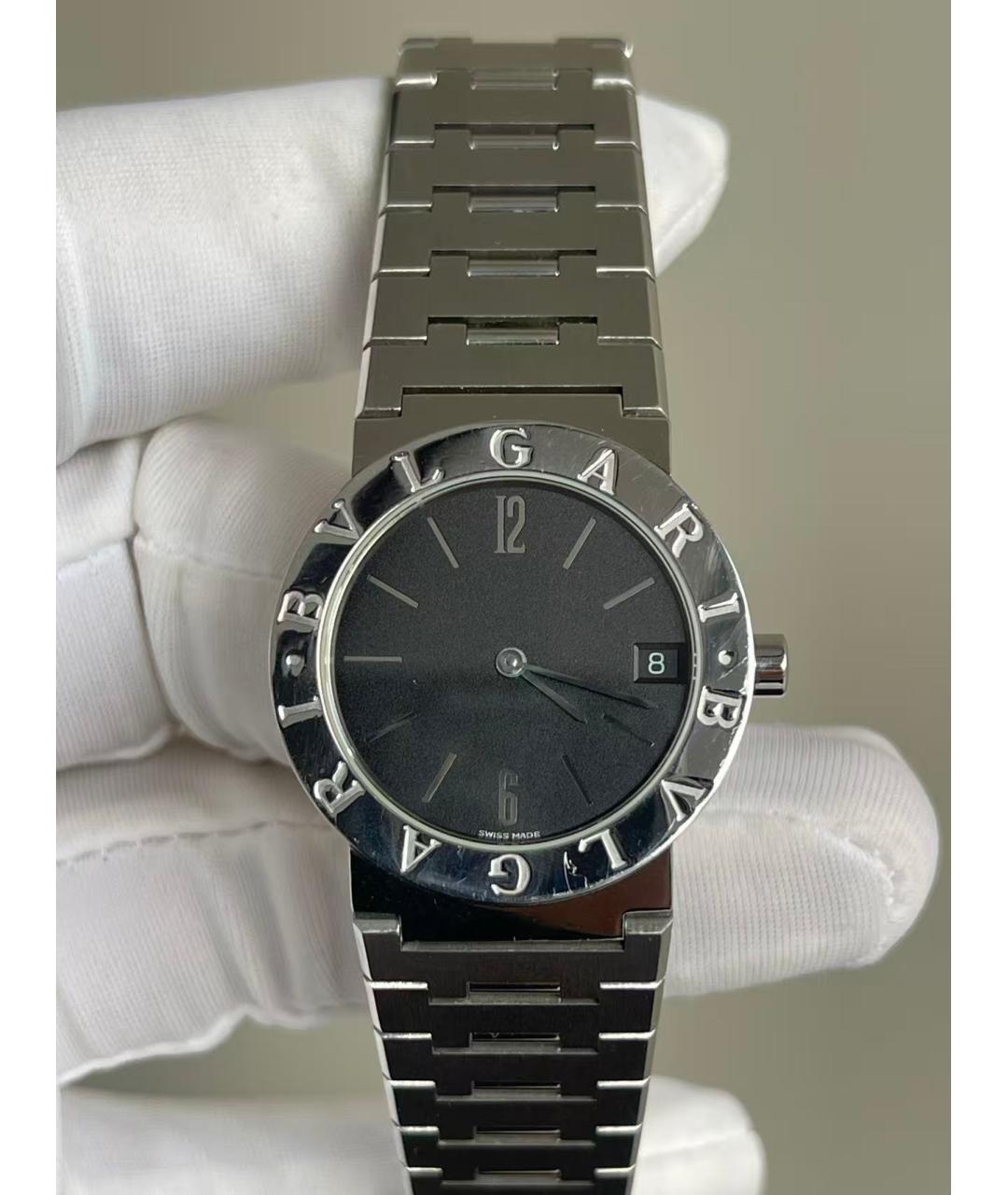 BVLGARI Серебряные металлические часы, фото 2