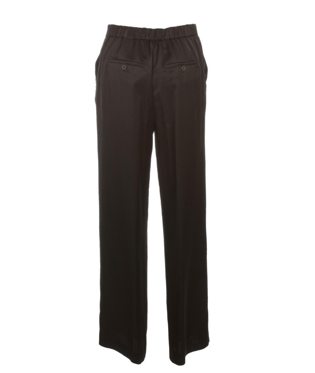 KILTIE Черные вискозные прямые брюки, фото 2