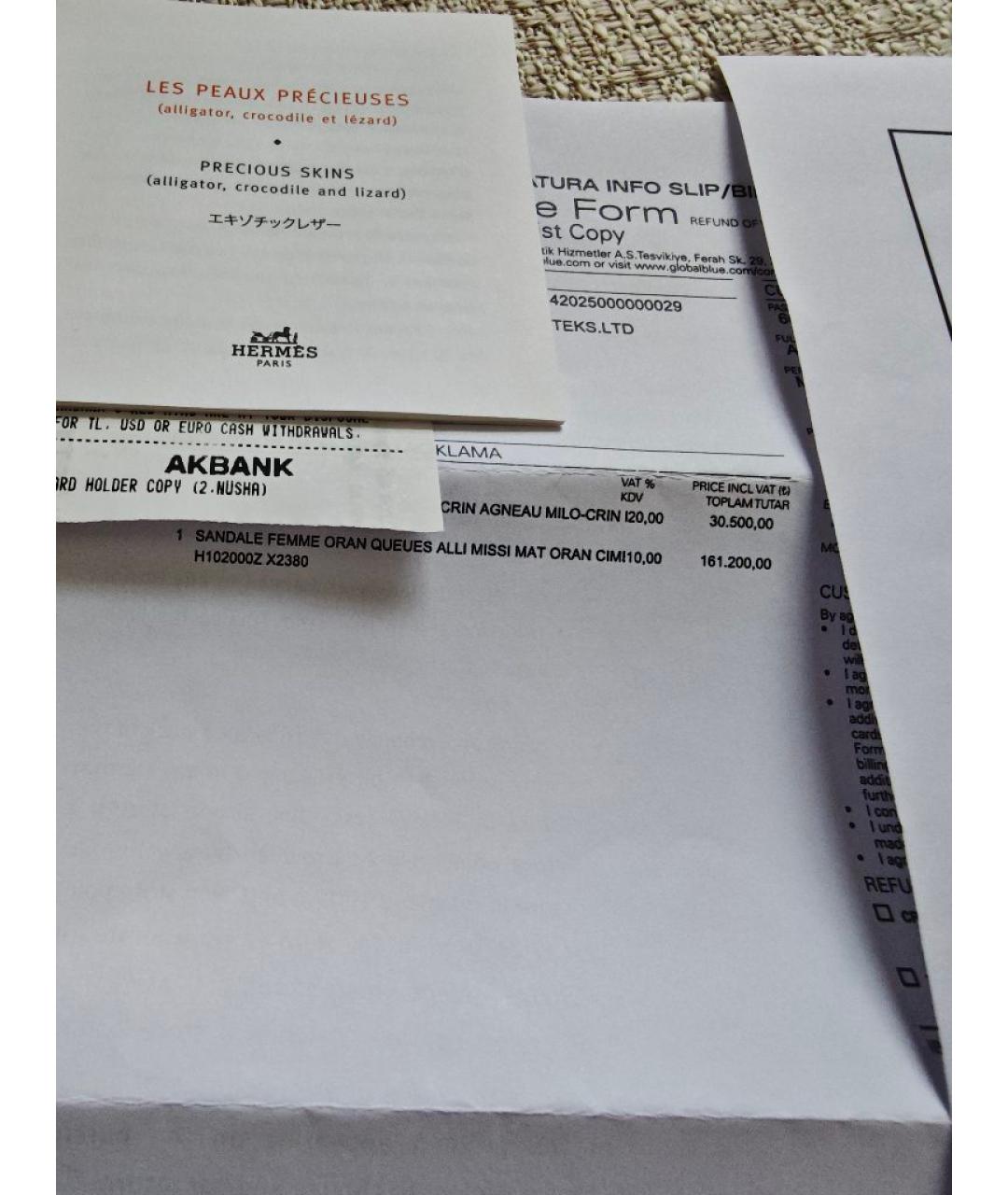 HERMES Серые шлепанцы из экзотической кожи, фото 8