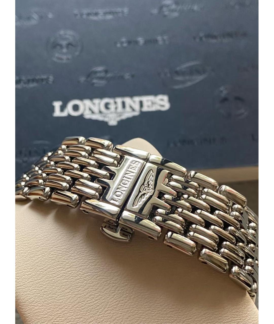 LONGINES Серебряные стальные часы, фото 3