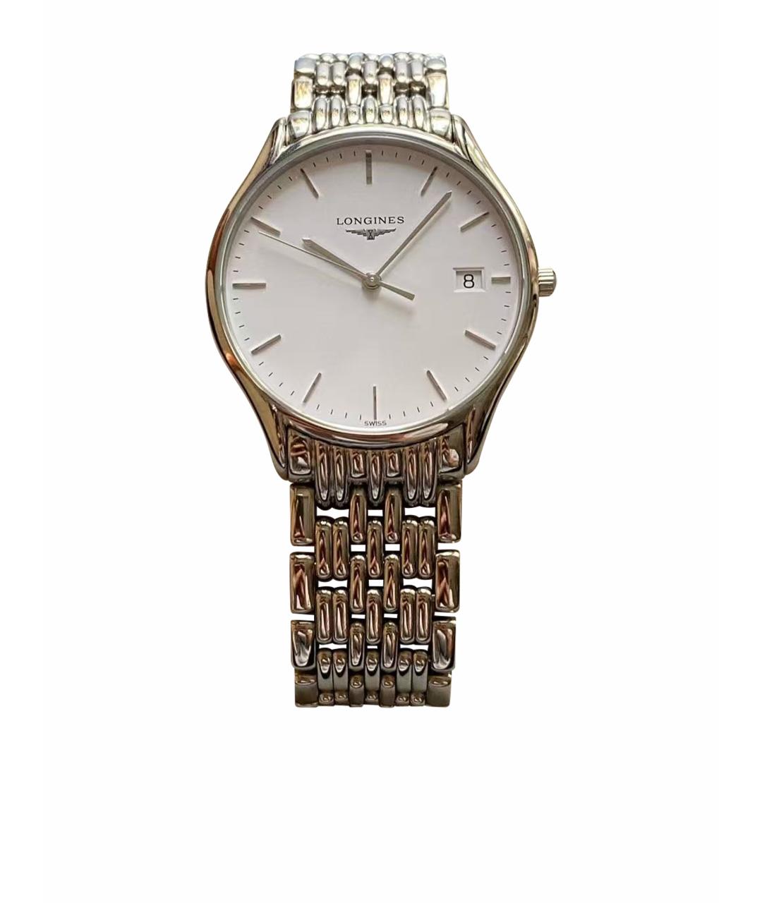 LONGINES Серебряные стальные часы, фото 1