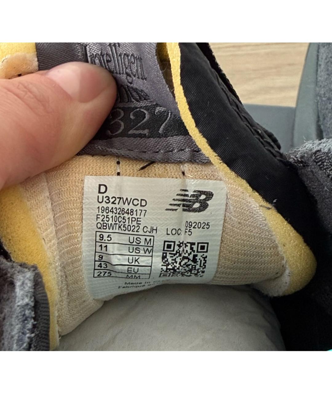 NEW BALANCE Черные низкие кроссовки / кеды, фото 3