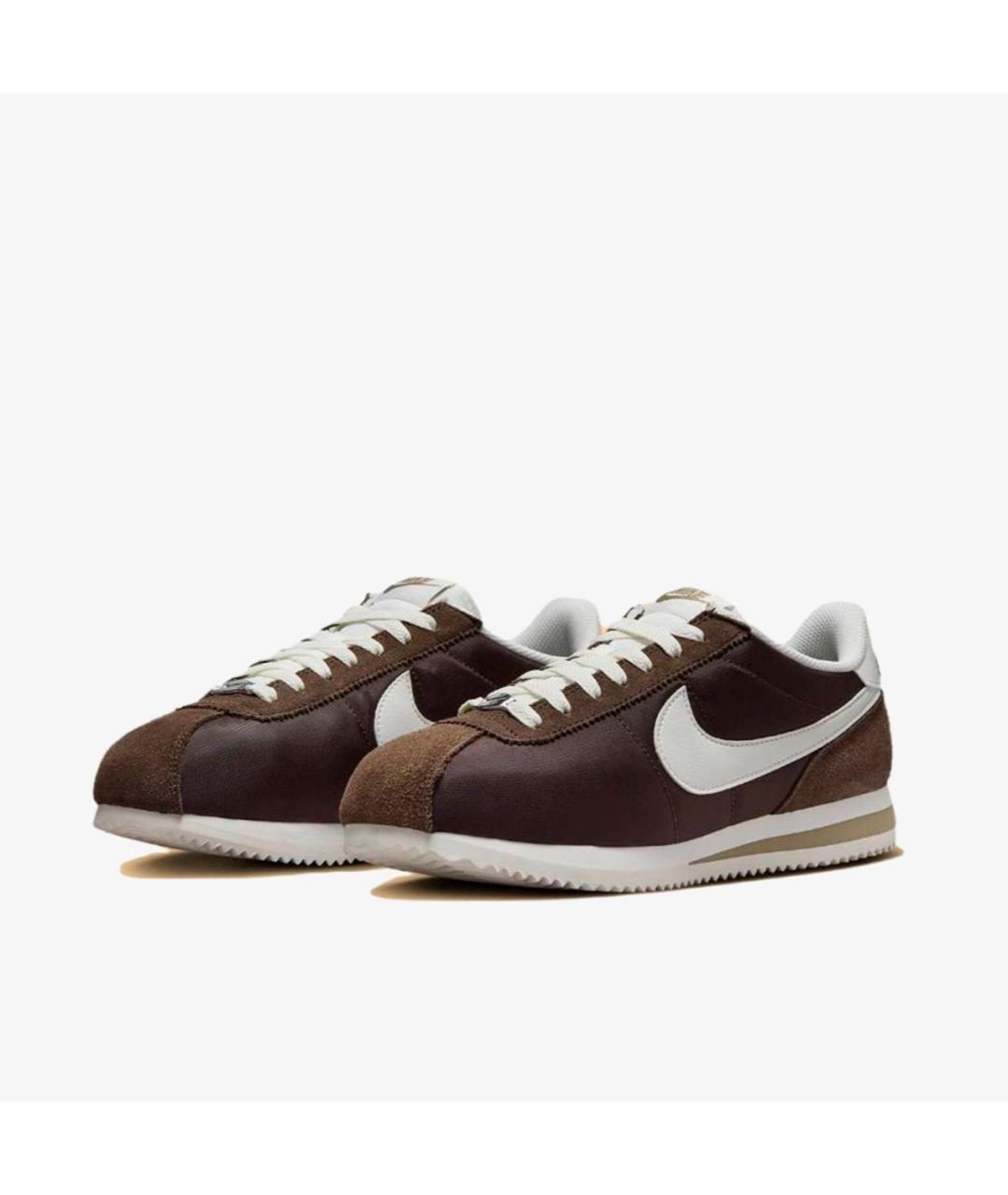 NIKE Коричневые замшевые кроссовки, фото 2