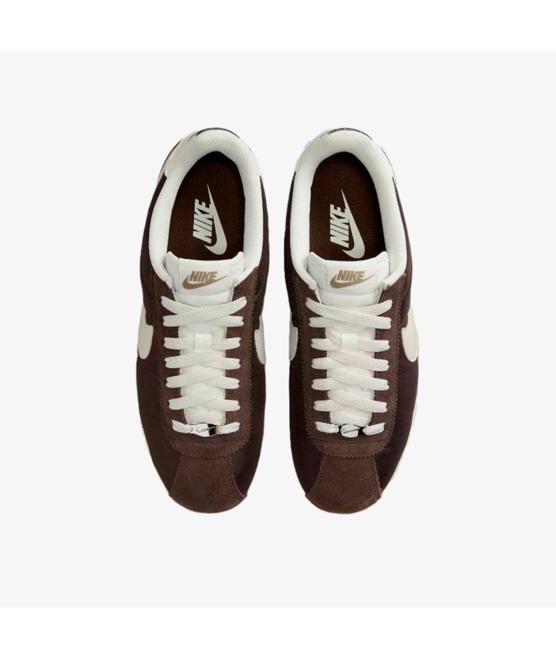 NIKE Коричневые замшевые кроссовки, фото 3